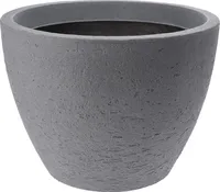 doniczka 40 x 31 cm plastikowa szara