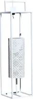 Countryfield  Laterne Metall Windlicht weiß 80 cm