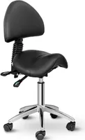 physa Sattelstuhl - 550 - 690 mm - 150 kg - Schwarz