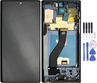 Für Samsung Galaxy Note 10 Display Full TFT mit Rahmen Ersatzteil Reparatur Schwarz