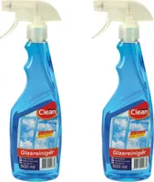 2 x Glasreiniger Clean 500ml in Sprühflasche