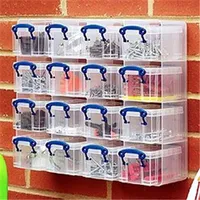 Really Useful Box Kleinteilemagazin 16x 0,3 l transparent 37,5 x 12,5 x 31,0 cm