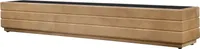 ALFALUX Blumenkasten Blumentöpfe Pflanzkasten Holz Pflanzkübel EICHE 110x17x17cm