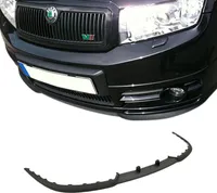 Cup spoiler lip spoiler lip spoiler przedniego zderzaka do Skoda Fabia 2 5J 3 NJ