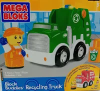 Mega Blocks Recycling Truck grün Müllabfuhr
