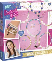 Totum - Disign & Shine - Bastelset Glitzerarmbänder