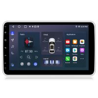 360° Drehbar Bildschirm Carplay 10" Android 13 DAB+ 1DIN Autoradio GPS Navi WIFI Quad Core 1+32G