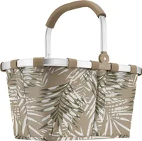 reisenthel carrybag, Einkaufskorb, Korb, Picknickkorb, Tragetasche, Polyestergewebe, Jungle Sand, 22 L, BK6040