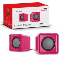 TWOXO Stereo Lautsprecher Pink