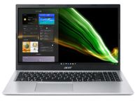Acer Aspire 3 39,62 cm (15,6 Zoll) Full HD Notebook, N5100, 8 GB RAM, 256 GB SSD, Windows 11, Office 2021, inkl. Tasche & Maus, QWERTZ DE-Layout - Silber
