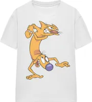 CatDog - "Ready To Fight" T-Shirt für Herren/Damen Uni TV15531 (M) (Weiß)