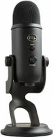 Blue Yeti Professionelles USB-Mikrofon, PC & Mac, Gaming, Podcast, Streaming, Aufnahme, Multi-Pattern, Blackout