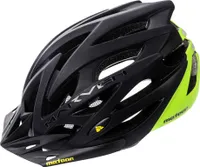 meteor Marven I cyklistická přilba pánská dámská dětská MTB přilba na kolečkách L 58-61 cm černá / zelená