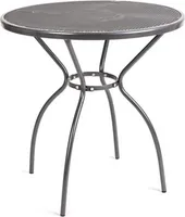 GLÜCKLICHES GRÜN Tisch Garten Stahl RUNDEN Durchm 70 x 72 cm