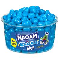 Maoam Kracher Blue Kaubonbons mit prickelnder Brausefüllung 1200g