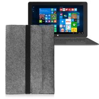 Laptop Tasche Sleeve Hülle für TrekStor SurfTab twin 11.6 Notebook Filz Grau