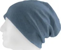 Oblique Unique Long Beanie XXL Mütze Slouch Damen Herren Kinder Mütze - blue sand