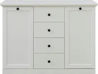 trendteam Wohnen Sideboard BrandsonBaxter Weiß Nachbildung 119 x 88 x 41 cm