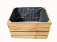 Blumenkasten, Blumentöpfe, Blumentopf aus Holz