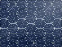Geometrický Vzor– Ochranná podložka na podlahu – Podložka pod židli – 120x90 cm – Protiskluzová podložka na tvrdé podlahy