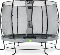 EXIT Elegant Trampolin ø305cm mit Economy Sicherheitsnetz - grau