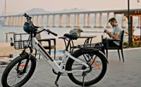 SAMEBIKE elektrický bicykel pre dospelých, elektrický bicykel Fat Tire 26 * 3.0 Ebike, elektrický bicykel pre dospelých s odnímateľnou batériou 48V14AH, 7 prevodov
