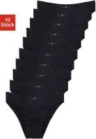 H.I.S. Slip 10 er-Pack schwarz Größe 6 (L)