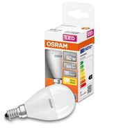 Osram LED Leuchtmittel Tropfen P45 8W = 60W E14 matt 806lm FS warmweiß 2700K