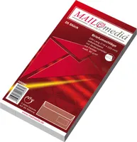 MAILmedia Briefumschlag Offset weiß DIN Lang mit Fenster 25 Stück