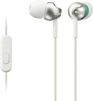 Sony mdrex110ap/W in-Ear Binaural Wired White Mobile Headset – Mobile Headsets (Binaural, in-Ear, White, Universal, Wired, 1.2 m)