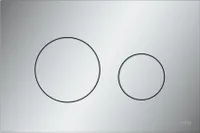 TECE Loop WC-Betätigungsplatte, Zweimengentechnik, chrom matt