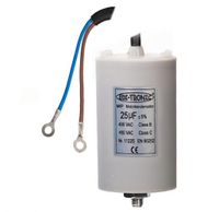 MKP Motorkondensator, Arbeitskondensator Anlaufkondensator Kondensator 450V - Kapazität: 25µF - Anschlusstyp: Kabel