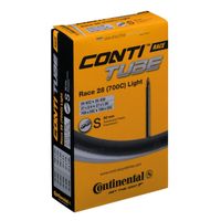 Continental 0181871 28' Schlauch 'Race 28 light', 700x20/25C (20/25-622/630), SV 80 mm, schwarz