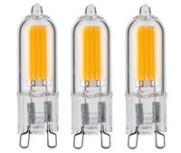 Paulmann LED G9, klar, Glas, Stiftsockel, 2W, 2700K, 3er Pack