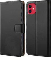 Handy Tasche für Apple iPhone 11 Schutzhülle Bookstyle Etui Klapphülle Wallet Flip Cover Case Schwarz