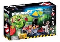 PLAYMOBIL 9222 GhostbusterSlimer mit Hot Dog Stand