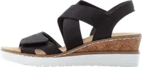 Rieker Komfort Sandalen V38G8-00 Damen 362D5633384738 Schwarz 41 EU
