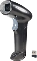 2D-1D-Barcode-Scanner, 2,4 G, kabellose USB-Kabelverbindung, Hand-Barcode-Lesegeraet, manueller Ausloeser/automatisches kontinuierliches Scannen, Unterstuetzung fuer Bildschirmcode, kompatibel mit Windows, Android, Mac, fuer Supermarkt, Einzelhandel, Bibliothek, Logistik, Lager