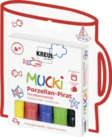 KREUL Porzellan-Pirat Porzellanmalstift "MUCKI" 5er-Set