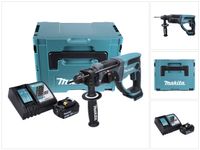 Makita BHR 202 Akku Kombihammer 18V 2,0J SDS Plus in Koffer - 3Ah Akku, Ladegerät