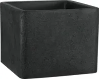 Blumentopf geli Cube quadrat aus Kunststoff 38x38x33 cm anthrazit