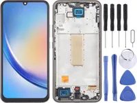 Für Samsung Galaxy A34 5G Display Full Incell Display mit Rahmen Einheit Touch Ersatzteil Reparatur Schwarz