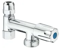 CONMETALL Maschinen Anschlußventil Eckfix 3/8, Chrom