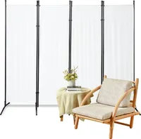 Jopassy Paravent Outdoor Raumteiler Garten Spanische Wand Trennwand Raumtrenner 4 teilig Beige