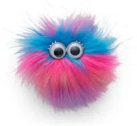 ergobag Schulranzen-Zubehör Fluffy Klettie Bunt-Flausch pink mehrfarbig