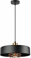 FKL DESIGN Home Deco Deckenlampe Pendellampe Hängelampe Schwarz Weiß Kupfer
