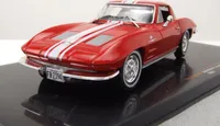 ixo models CLC479 Chevrolet Corvette Stingray C2 1963 rot weiß 1:43