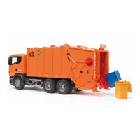 bruder 03760 - Man TGS Müll-LKW mit 2 Mülltonnen - 1:16 Fahrzeuge, Müllauto  Spielzeug, Müllabfuhr, Müllwagen: : Spielzeug