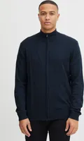 !Solid SDDenley Herren Strickjacke Cardigan Feinstrick Jacke mit Stehkragen und Reißverschluss Basic