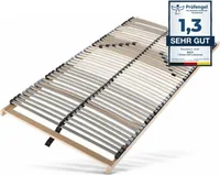 Lamelový rám 100x200, 7 zón, 42 bodově pružných dřevěných lamel, lamelový rám z bukového dřeva, vyrobeno v Německu, nosnost 150 kg